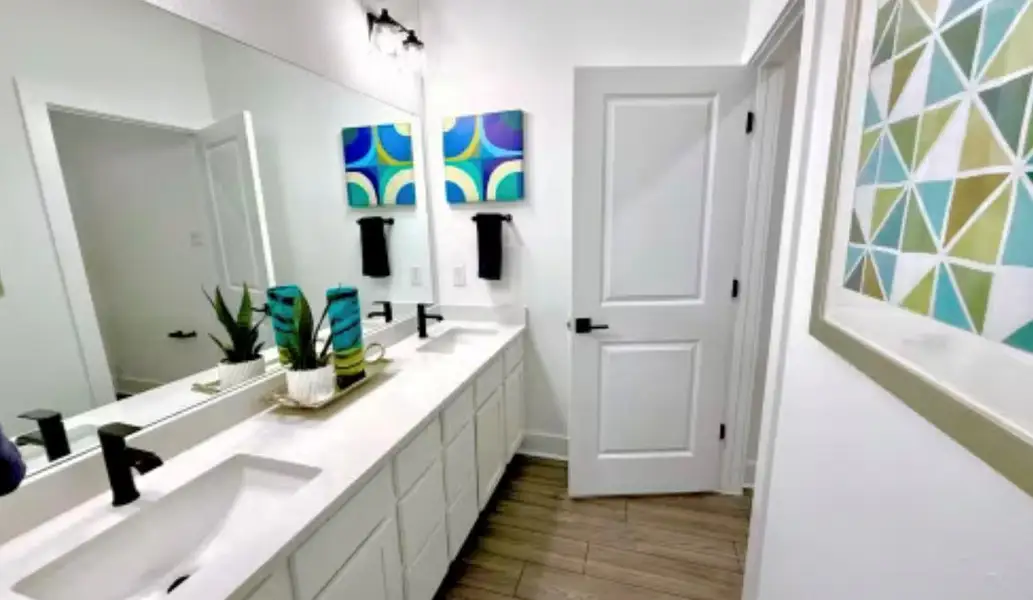 Furnished interior view inside a new home in Avery Centre, Round Rock (Image 5).
