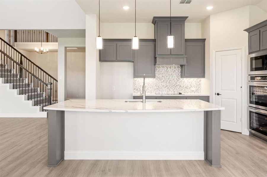 Furnished interior view inside a new home in Coyote Crossing, Godley (Image 13).