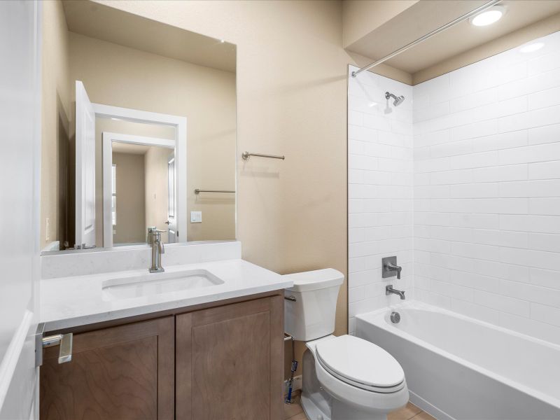 Furnished interior view inside a new home in Gateway Commons, Denver (Image 11).