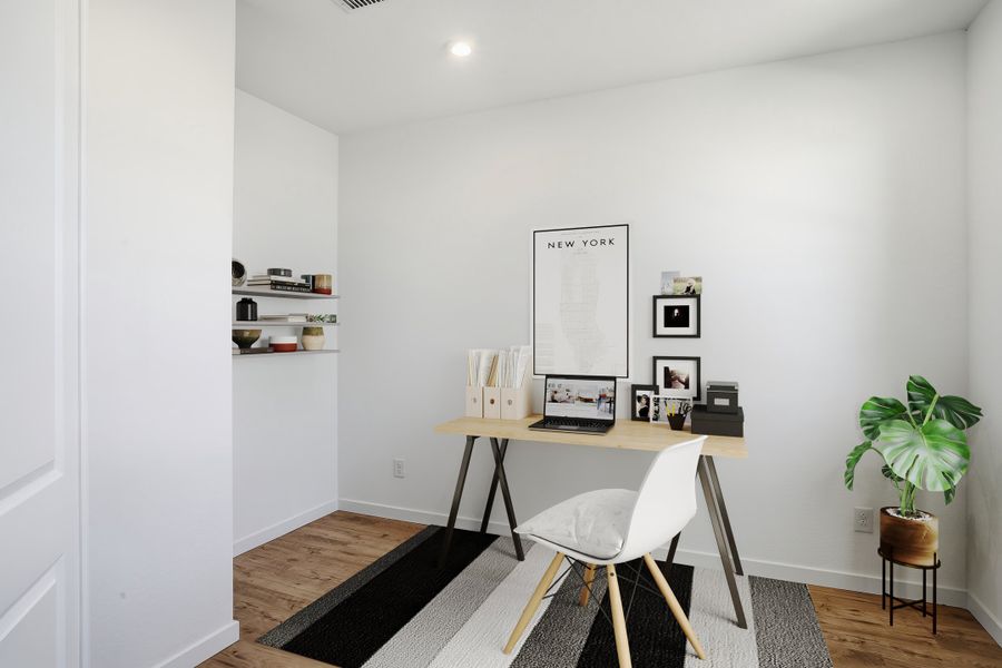 Furnished interior view inside a new home in Montana Vista - Highland, Buckeye (Image 10).