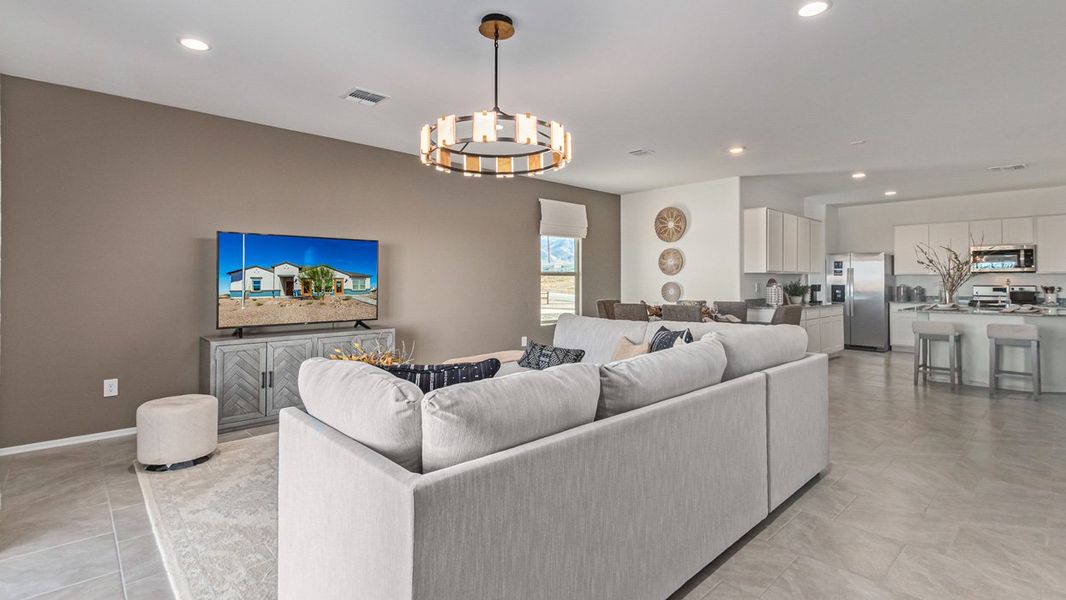 Furnished interior view inside a new home in Sycamore Vista, Vail (Image 8).