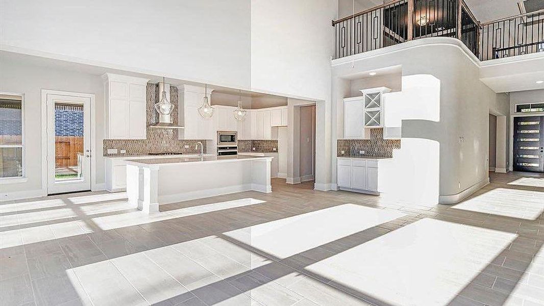 Furnished interior view inside a new home in Lakeside at Tessera, Lago Vista (Image 7).