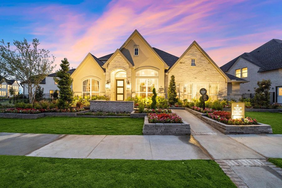 Front exterior of a new home in , Cypress, TX, highlighting curb appeal (Image 1). Front exterior of a new home in , Cypress, TX, highlighting curb appeal (Image 1).