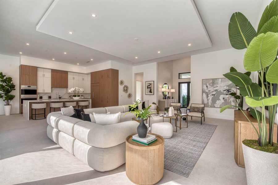 Furnished interior view inside a new home in Symphony at Jupiter, Jupiter (Image 17).