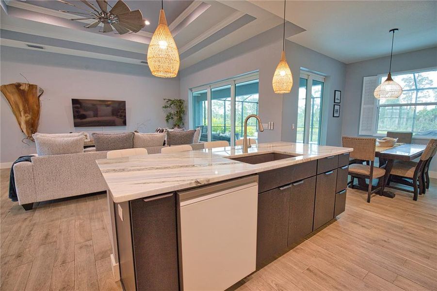 Furnished interior view inside a new home in , Rotonda West (Image 9).