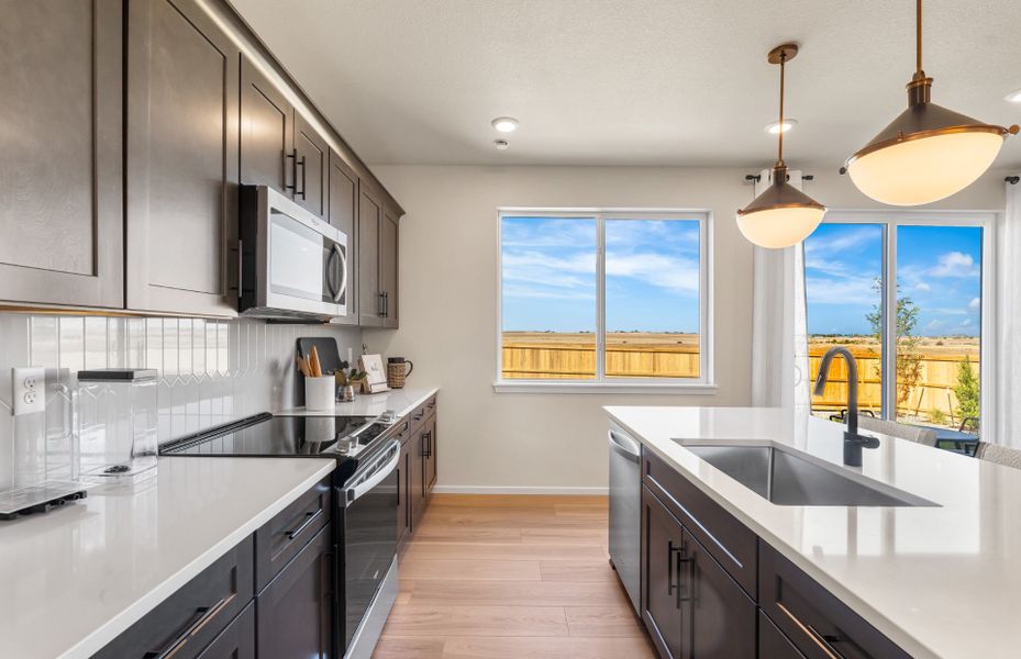 Representative furnished interior of a home built from the Sandalwood by Pulte Homes in Wolf Creek Run West, Strasburg (Image 7).