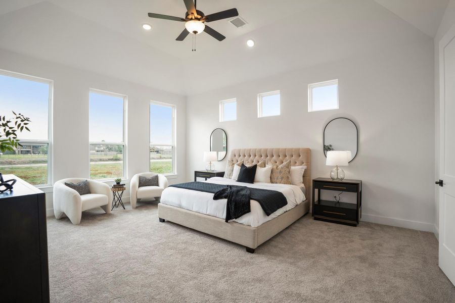 Furnished interior view inside a new home in Magnolia Bend, Rosharon (Image 22).