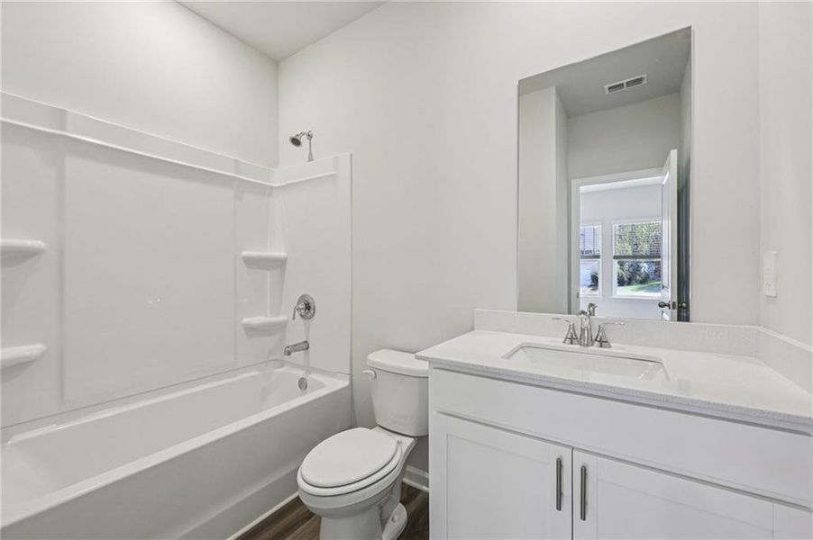 Furnished interior view inside a new home in The Oaks at Dawson, Dawsonville (Image 12). Furnished interior view inside a new home in The Oaks at Dawson, Dawsonville (Image 12).