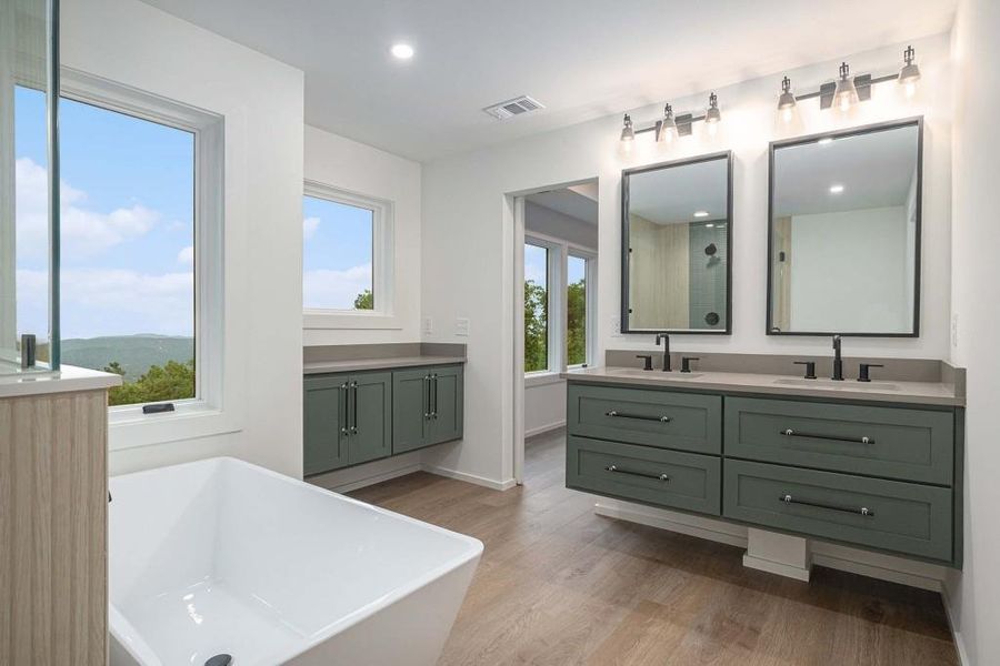 Furnished interior view inside a new home in , Clayton (Image 13).