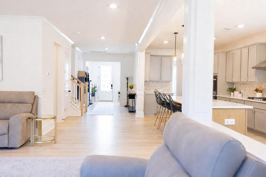 Furnished interior view inside a new home in , Ravenel (Image 13).