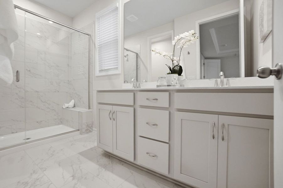 Furnished interior view inside a new home in Roseshire Chase, Huntersville (Image 19).