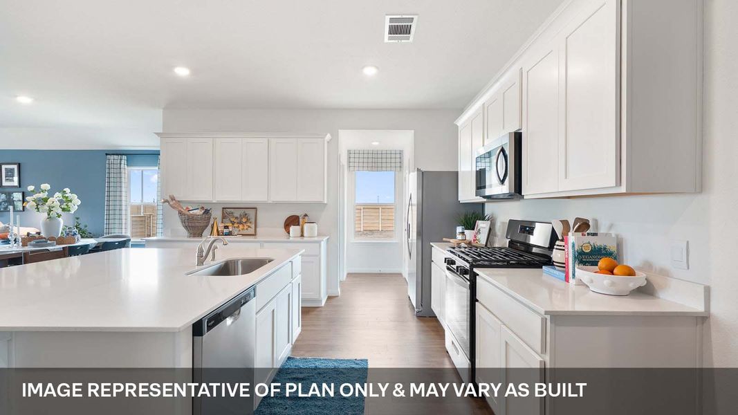 Furnished interior view inside a new home in Monarch Ranch, Manor (Image 7).