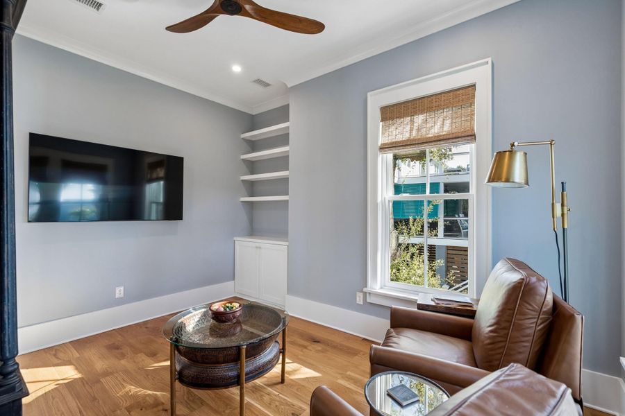 Furnished interior view inside a new home in , Folly Beach (Image 91).