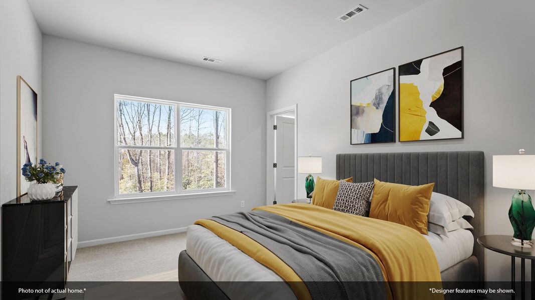 Furnished interior view inside a new home in Renaissance at White Oak, Garner (Image 8).
