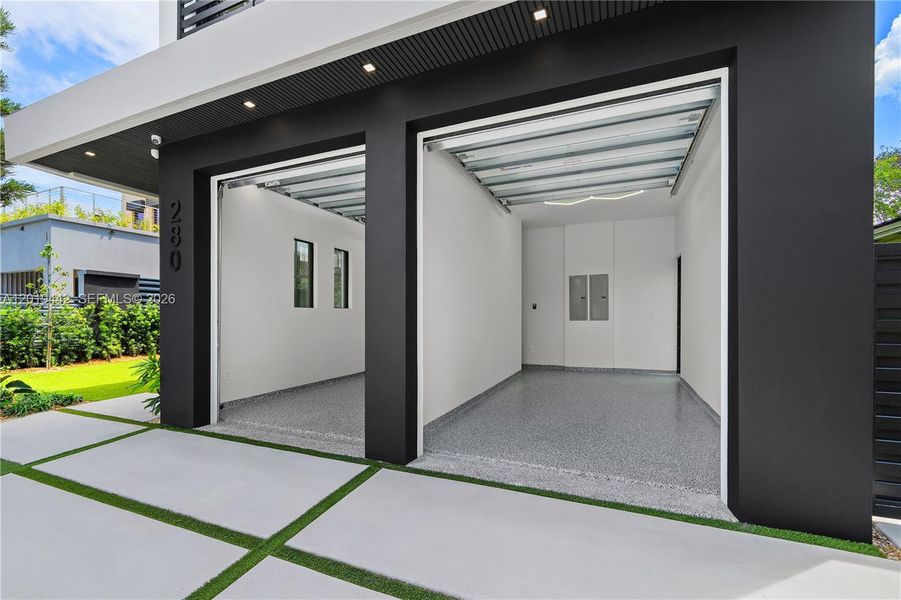 Exterior details and patio area of a home in , Miami (Image 33). Exterior details and patio area of a home in , Miami (Image 33).