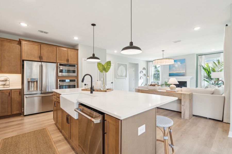 Furnished interior view inside a new home in Liberty Hill Farm, Mount Pleasant (Image 45).