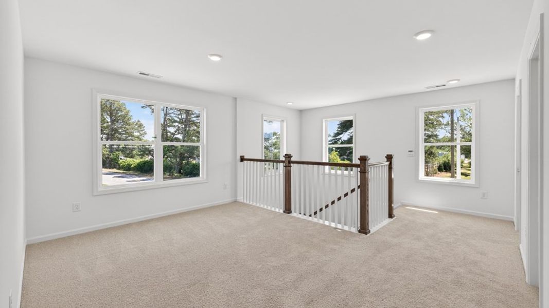 Representative unfurnished interior of a home built from the Alec by D.R. Horton in Madden West, Fuquay Varina (Image 18).