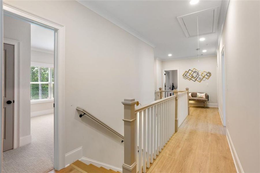 Furnished interior view inside a new home in , Marietta (Image 18).