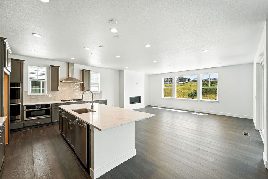 Furnished interior view inside a new home in Macanta, Castle Rock (Image 6).