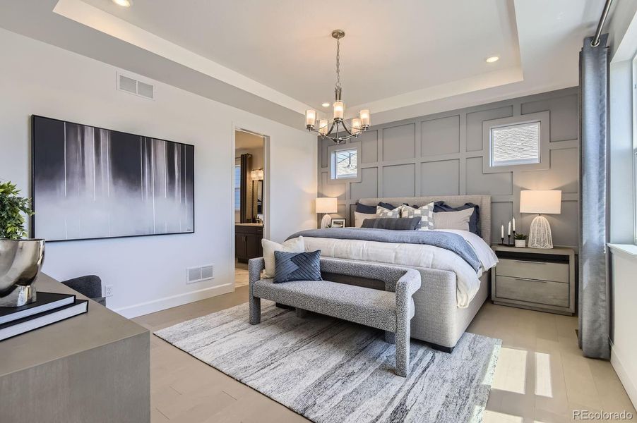 Furnished interior view inside a new home in , Parker (Image 13).