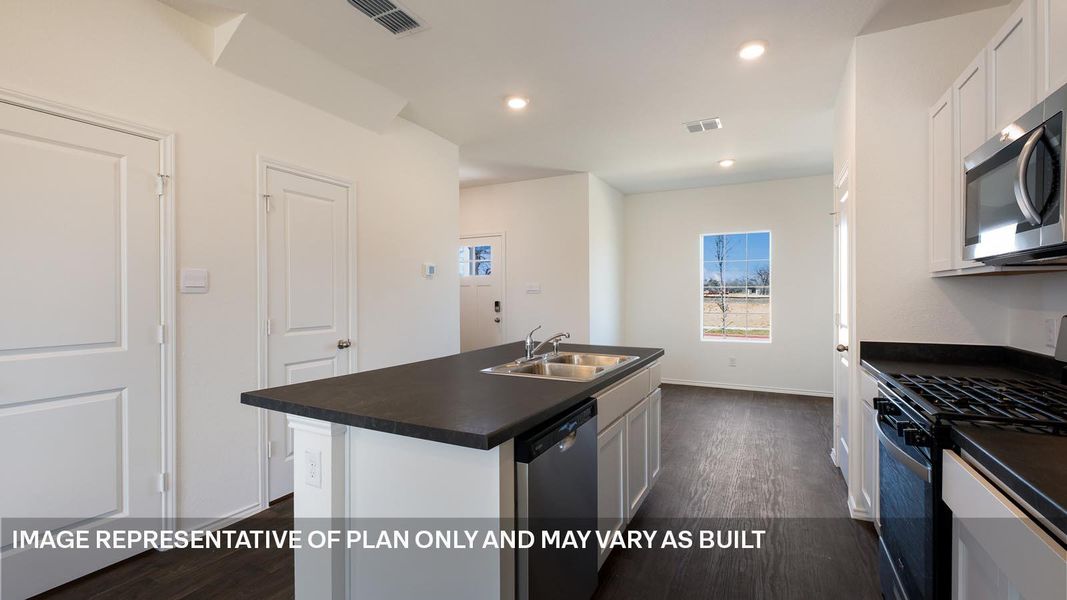 Furnished interior view inside a new home in Valverde, Bastrop (Image 5).