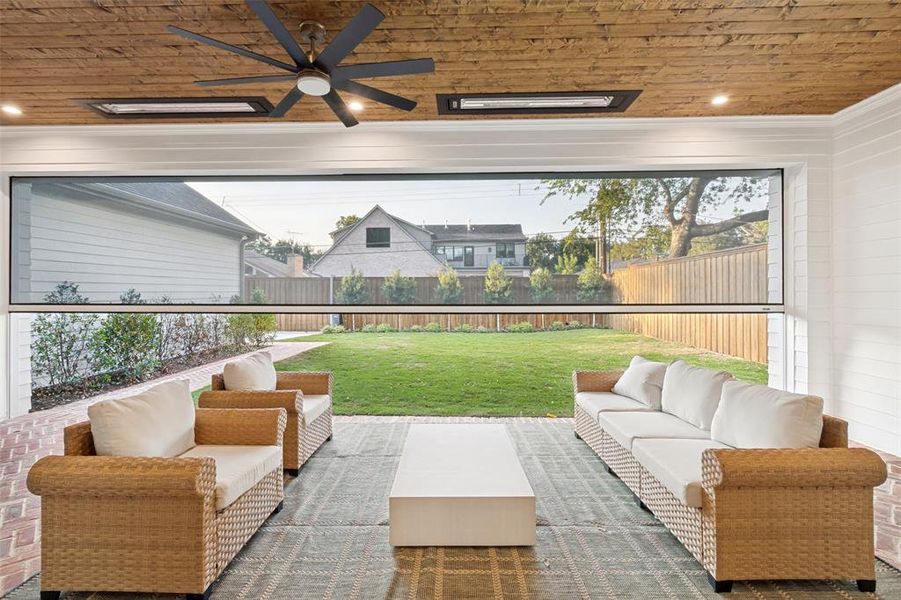 Exterior details and patio area of a home in , Richardson (Image 26).