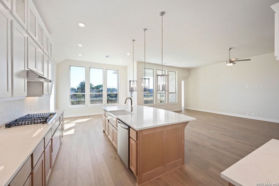 Furnished interior view inside a new home in Davis Ranch, San Antonio (Image 7).