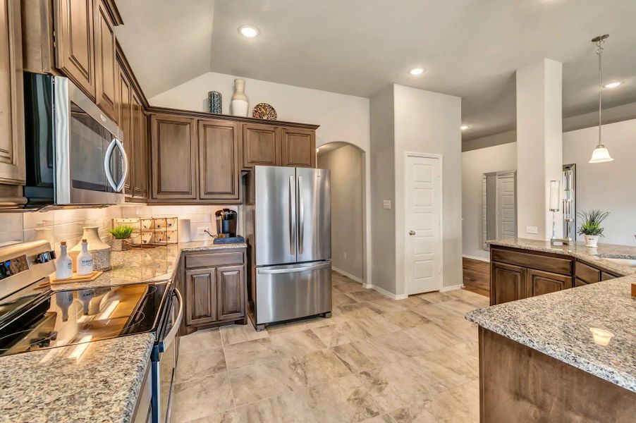 Kitchen | Concept 1730 at Chisholm Hills in Cleburne, TX by Landsea Homes