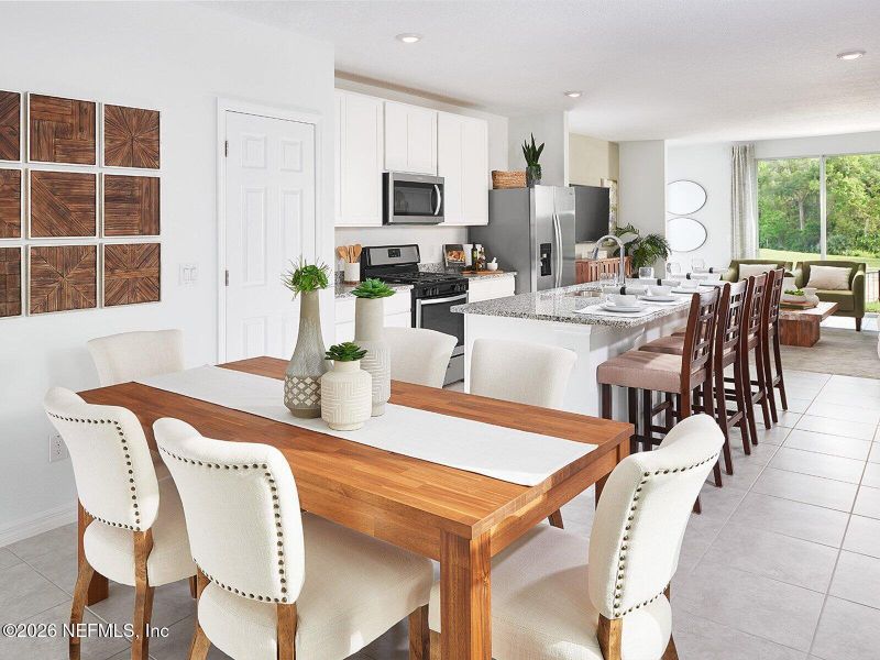 Furnished interior view inside a new home in , Palm Coast (Image 4).