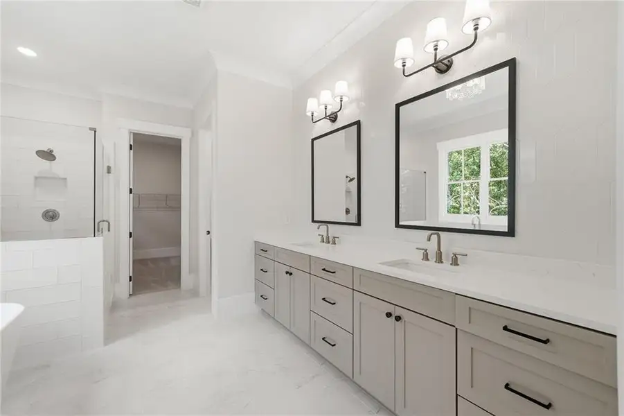 Furnished interior view inside a new home in Malone's Pond, Ball Ground (Image 9).