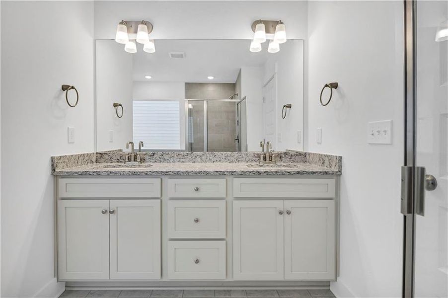 Furnished interior view inside a new home in Villas at Dawsonville, Dawsonville (Image 9).