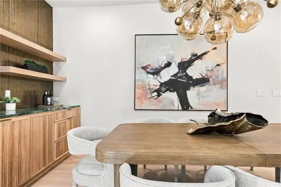 Furnished interior view inside a new home in , Sandy Springs (Image 17).