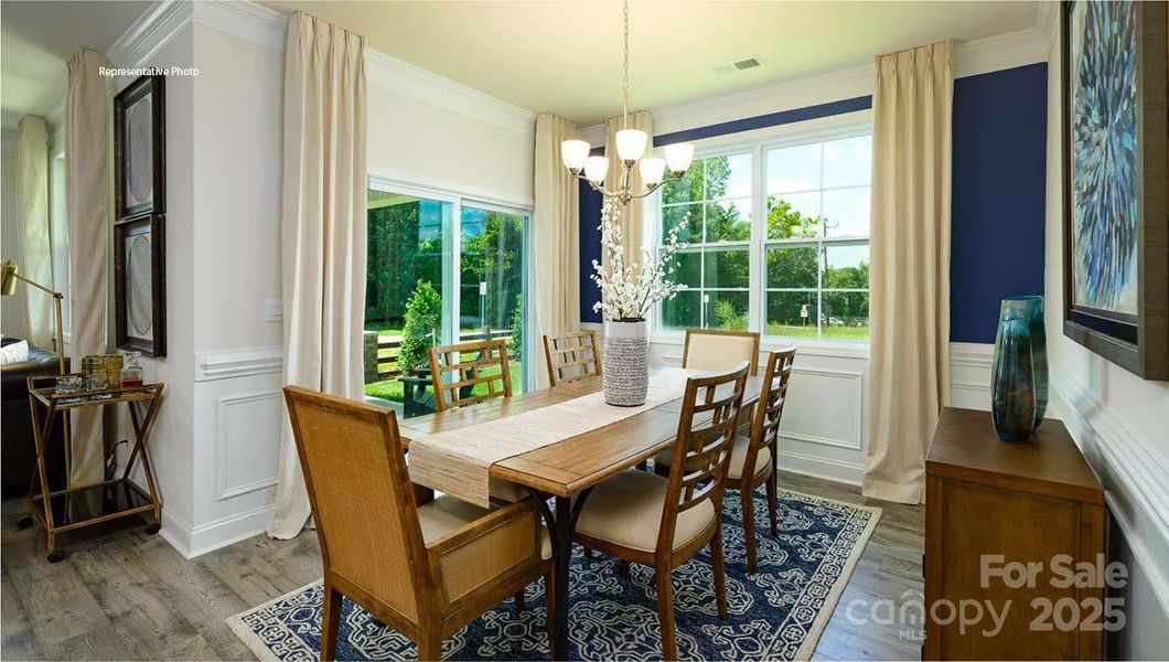 Furnished interior view inside a new home in Laurelbrook, Sherrills Ford (Image 5). Furnished interior view inside a new home in Laurelbrook, Sherrills Ford (Image 5).