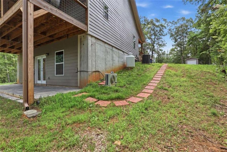 Exterior details and patio area of a home in , Cleveland (Image 24).