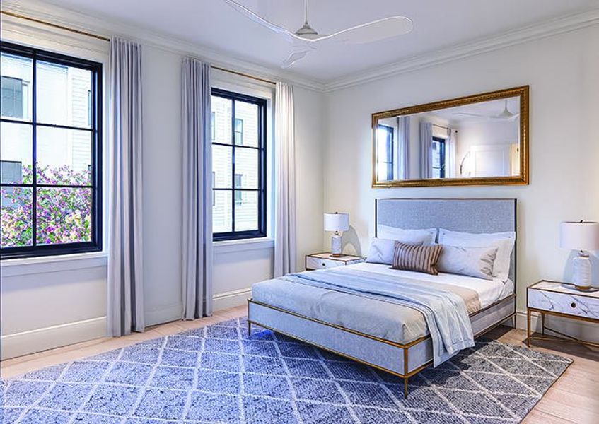 Furnished interior view inside a new home in , Mount Pleasant (Image 7).