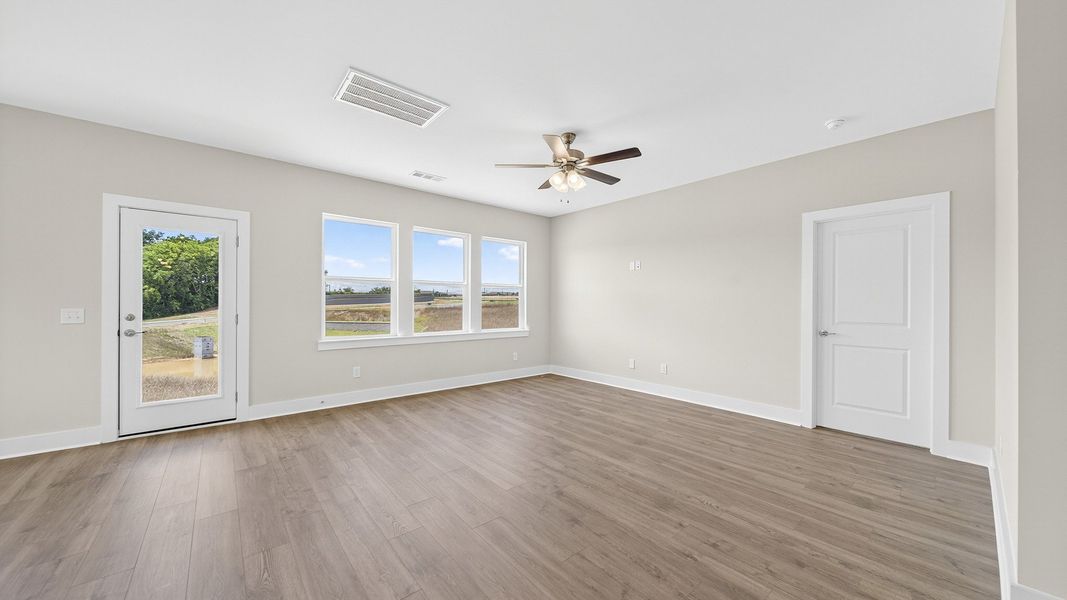 Furnished interior view inside a new home in McClure Farms, Columbia (Image 13).
