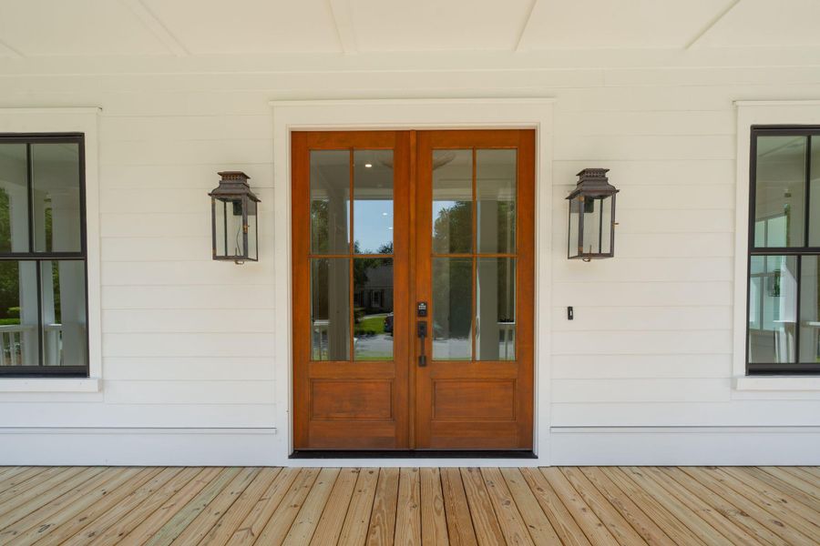 Exterior details and patio area of a home in , Mount Pleasant (Image 3). Exterior details and patio area of a home in , Mount Pleasant (Image 3).