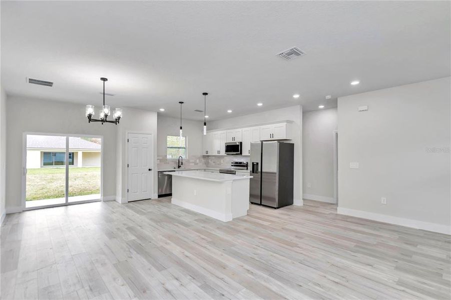 Furnished interior view inside a new home in , Citrus Springs (Image 5). Furnished interior view inside a new home in , Citrus Springs (Image 5).