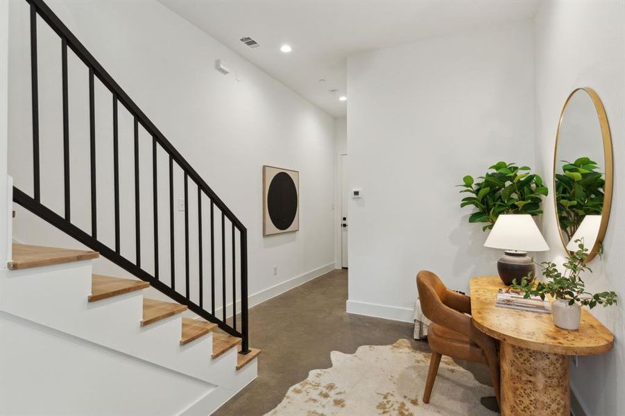 Furnished interior view inside a new home in , Dallas (Image 9).