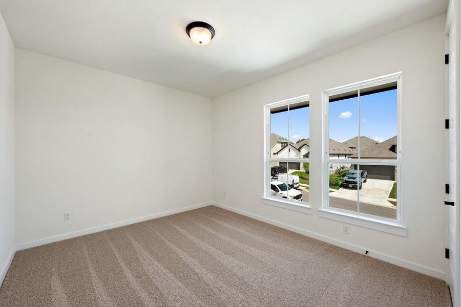 Spacious, unfurnished interior of a new home in Wolf Ranch, Georgetown (Image 35). Spacious, unfurnished interior of a new home in Wolf Ranch, Georgetown (Image 35).