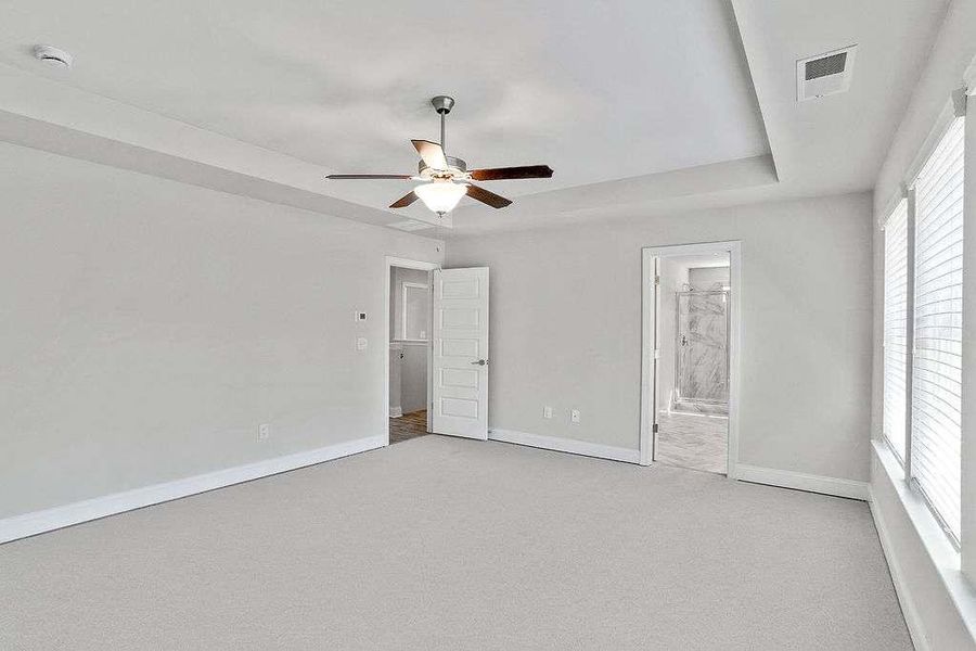Spacious, unfurnished interior of a new home in Waters Edge, Mansfield (Image 28). Spacious, unfurnished interior of a new home in Waters Edge, Mansfield (Image 28).