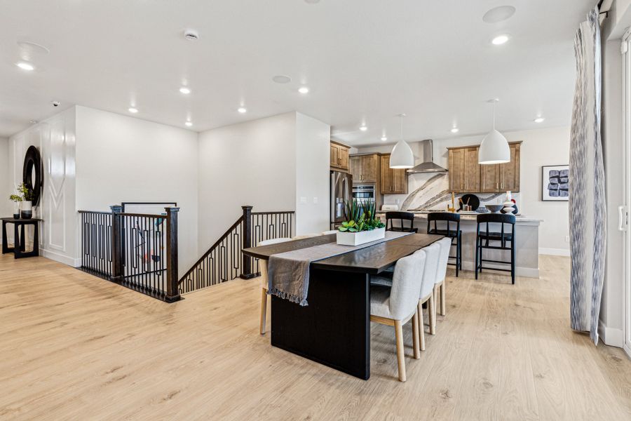 Representative furnished interior of a home built from the Maroon Bells by Taylor Morrison in Sugar Creek City Collection, Loveland (Image 8).