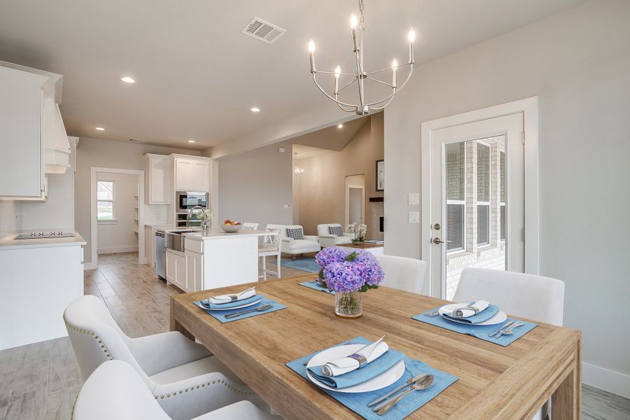 Representative furnished interior of a home built from the The Daisy by Kenmark Homes in Stagecoach Crossing, Bridgeport (Image 5).