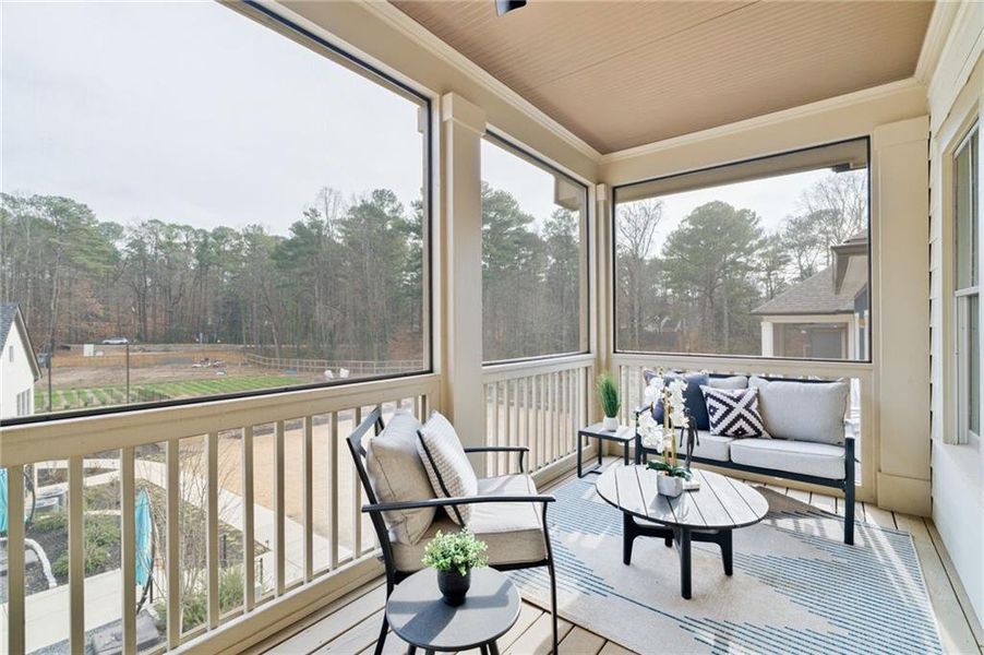 Exterior details and patio area of a home in Pendergrast Farm, Atlanta (Image 24).