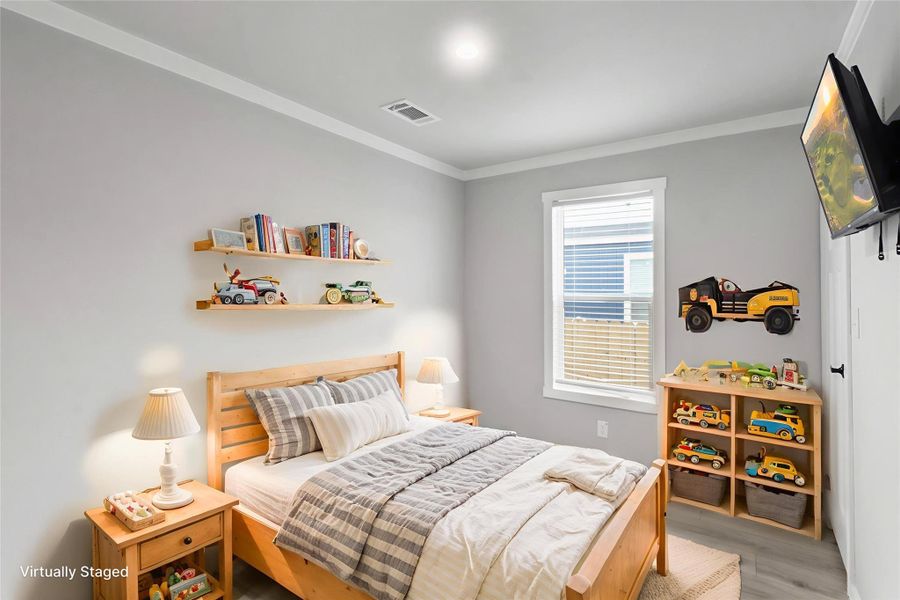 Furnished interior view inside a new home in , Pearland (Image 10).