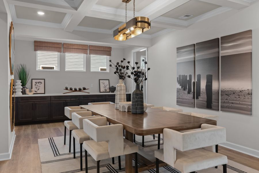 Representative furnished interior of a home built from the The Sand Dollar by Chesapeake Homes in Coastal Club of the Carolinas, Calabash (Image 29).