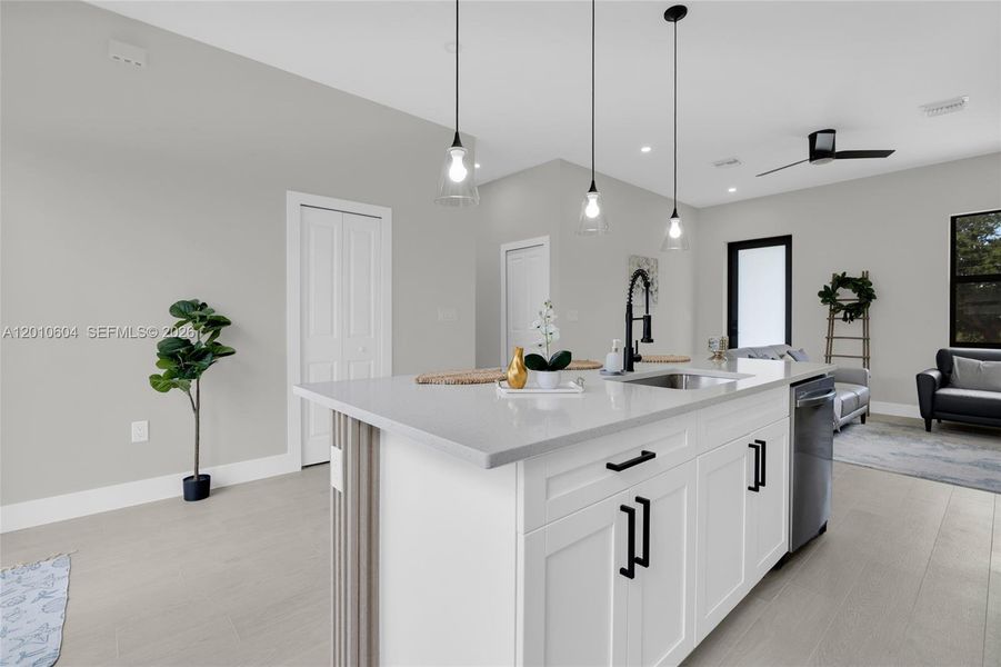 Furnished interior view inside a new home in , Lehigh Acres (Image 19).