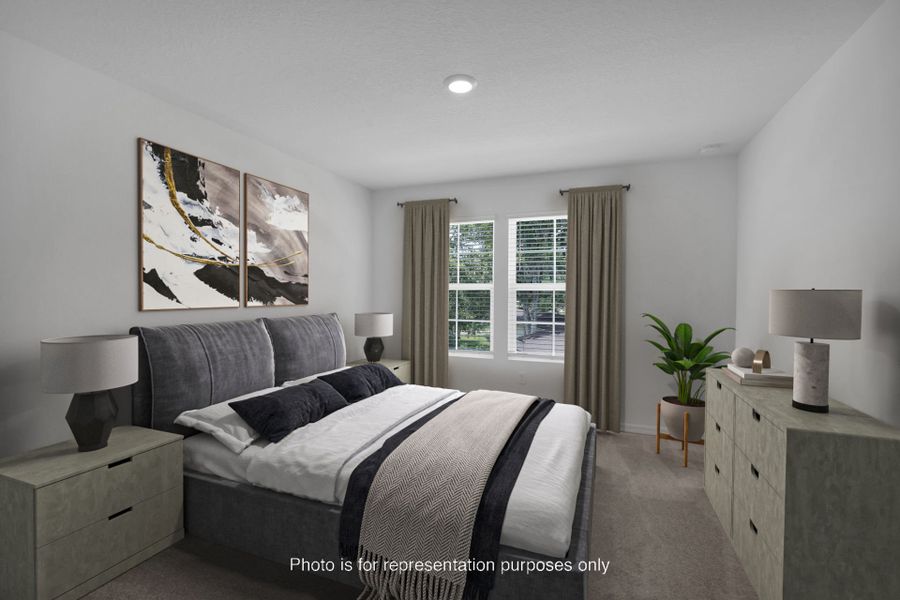 Furnished interior view inside a new home in Normandy Pines, Jacksonville (Image 11).