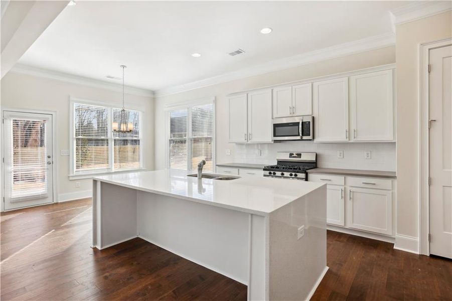 Furnished interior view inside a new home in , Sugar Hill (Image 5).
