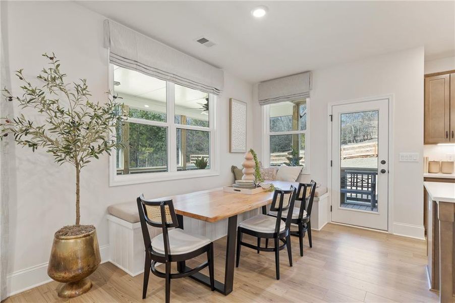 Furnished interior view inside a new home in , Dallas (Image 30).